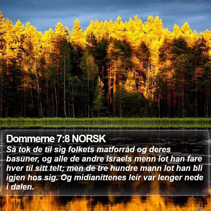 Dommerne 7:8 NORSK Bible Study