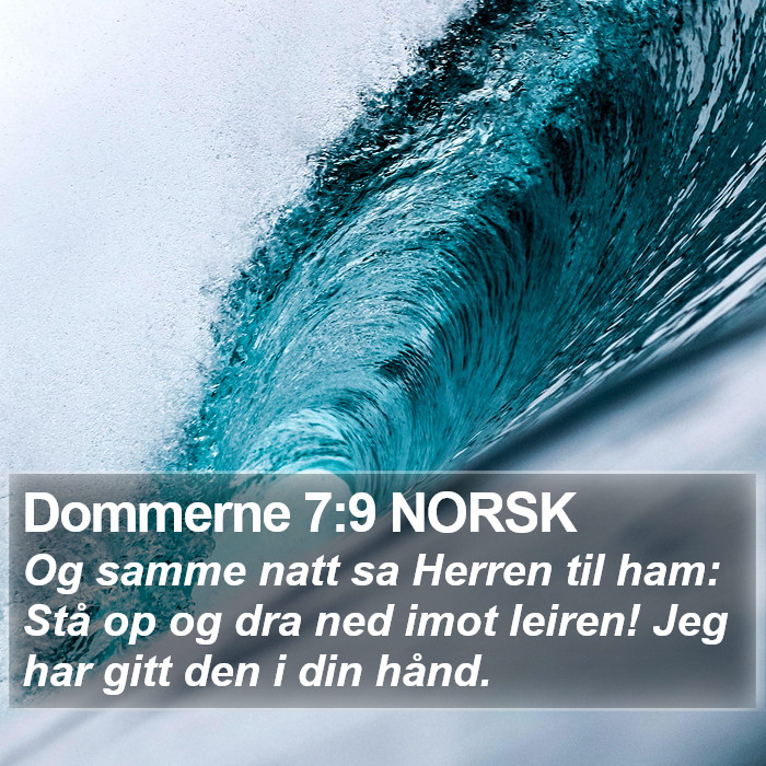 Dommerne 7:9 NORSK Bible Study