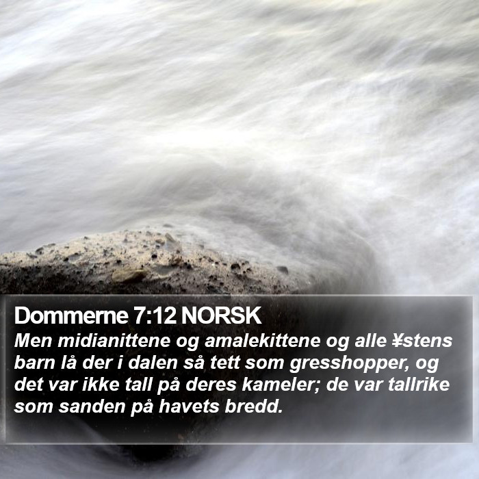 Dommerne 7:12 NORSK Bible Study