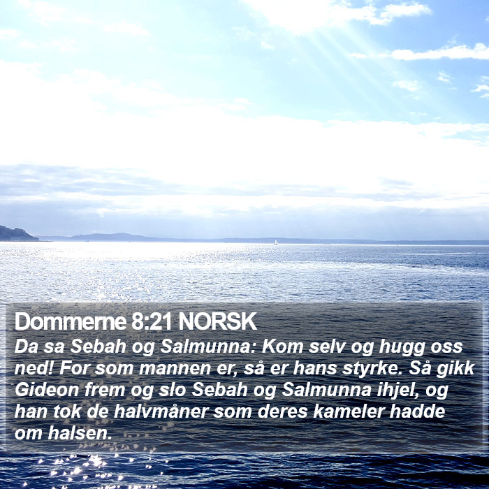 Dommerne 8:21 NORSK Bible Study