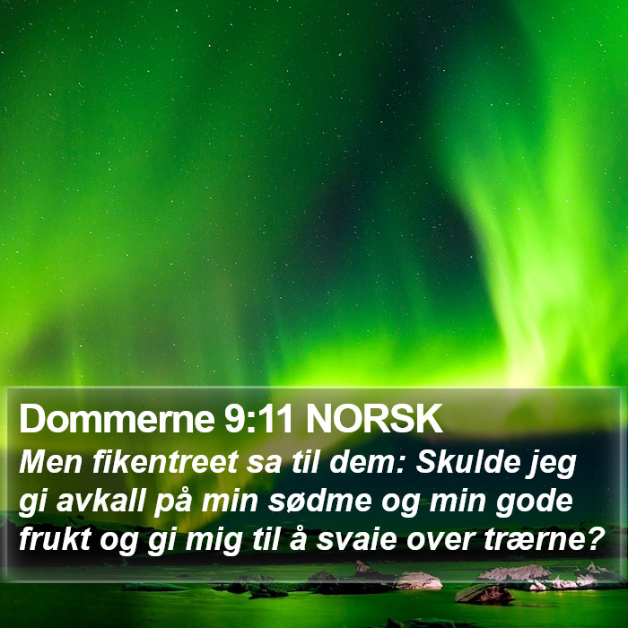 Dommerne 9:11 NORSK Bible Study