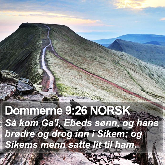 Dommerne 9:26 NORSK Bible Study