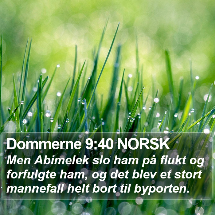 Dommerne 9:40 NORSK Bible Study