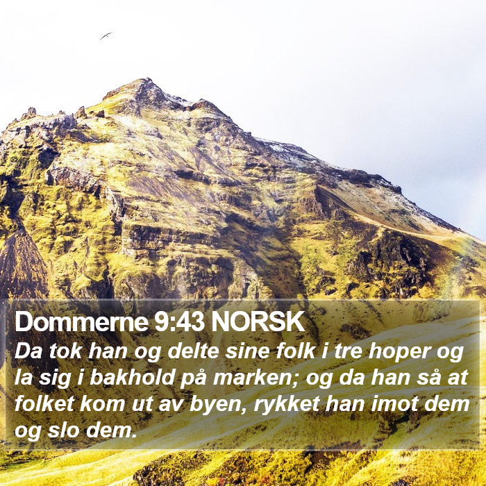 Dommerne 9:43 NORSK Bible Study