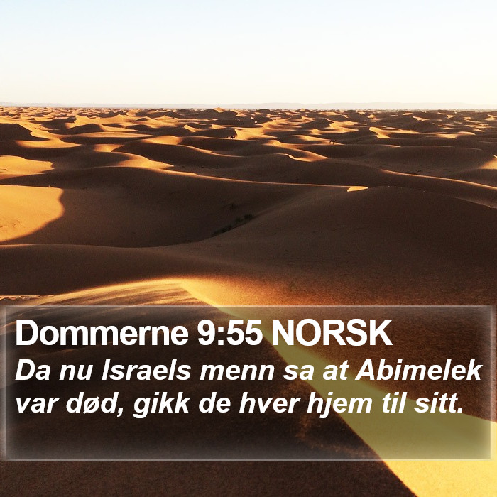 Dommerne 9:55 NORSK Bible Study