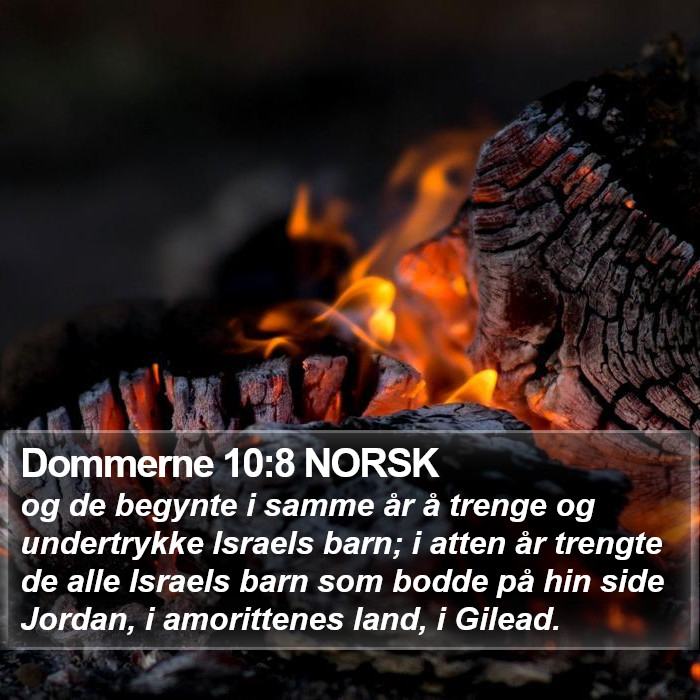 Dommerne 10:8 NORSK Bible Study