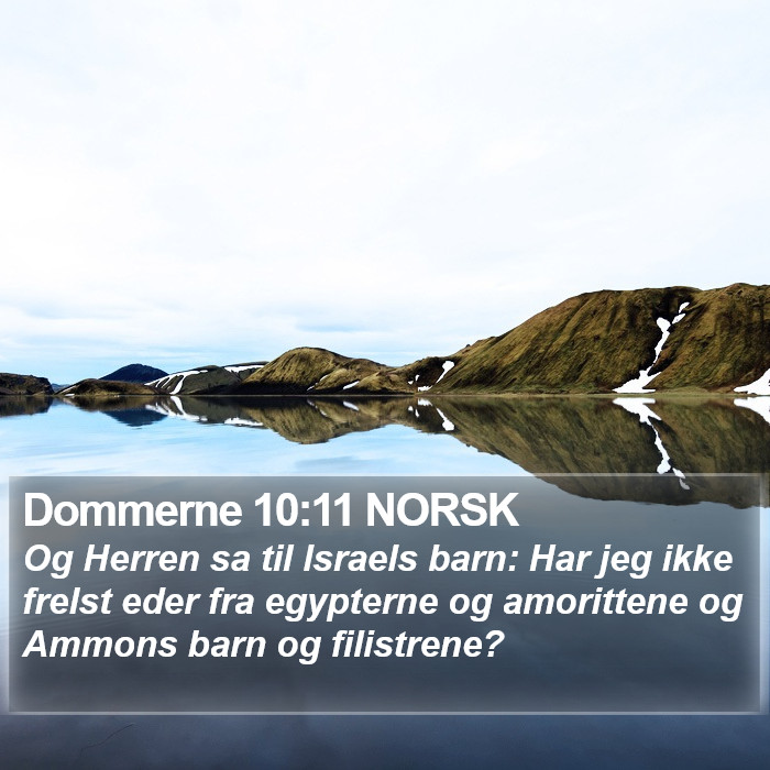 Dommerne 10:11 NORSK Bible Study