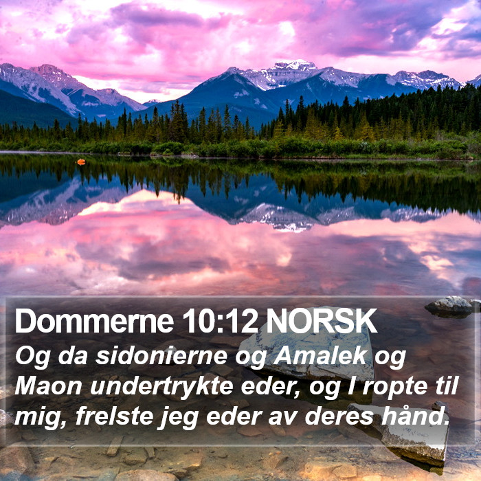 Dommerne 10:12 NORSK Bible Study