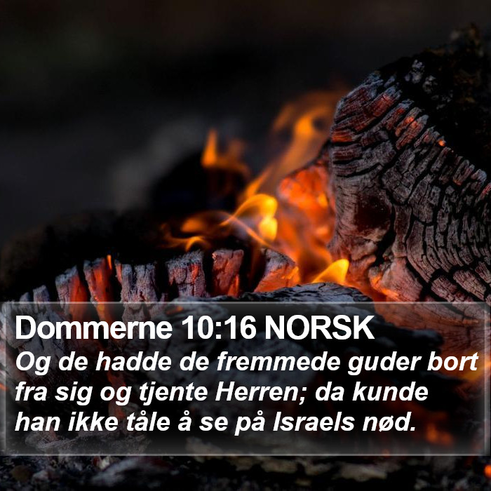 Dommerne 10:16 NORSK Bible Study