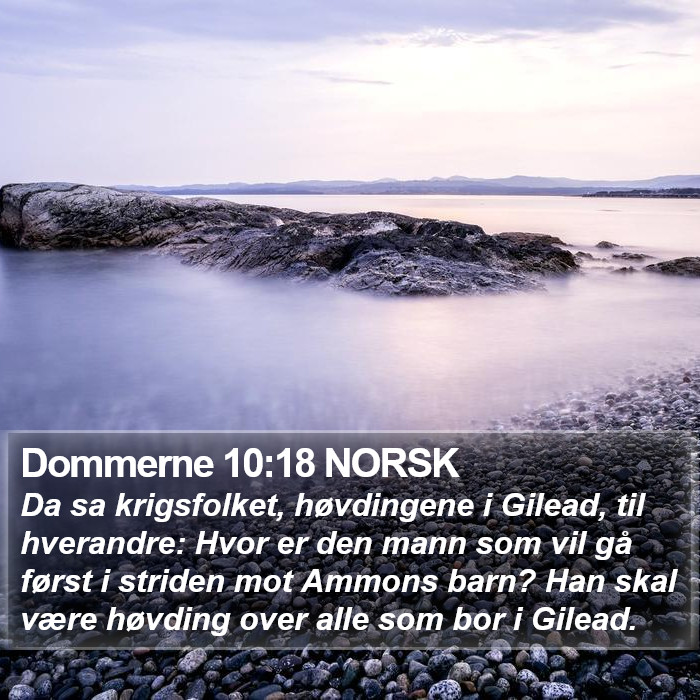 Dommerne 10:18 NORSK Bible Study