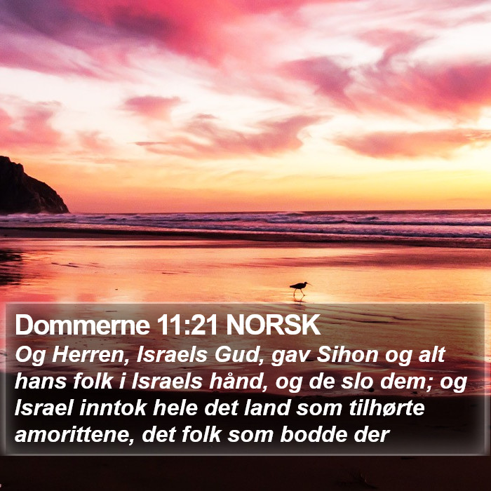 Dommerne 11:21 NORSK Bible Study