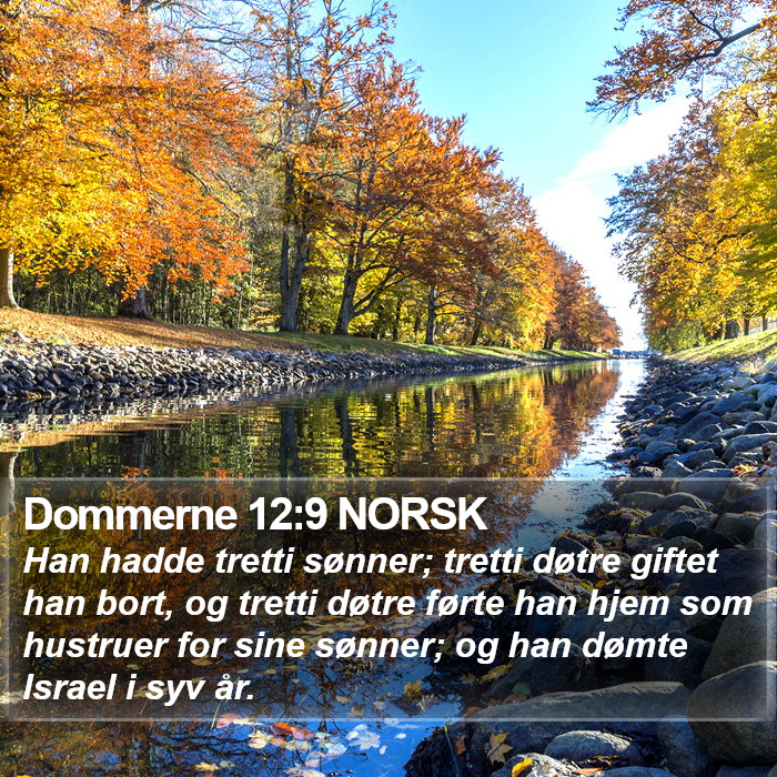 Dommerne 12:9 NORSK Bible Study