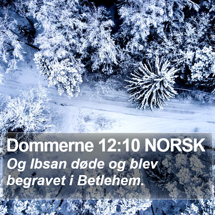 Dommerne 12:10 NORSK Bible Study