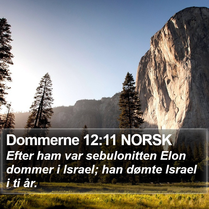 Dommerne 12:11 NORSK Bible Study