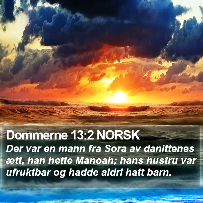 Dommerne 13:2 NORSK Bible Study