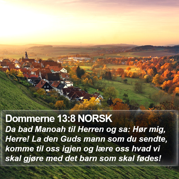 Dommerne 13:8 NORSK Bible Study