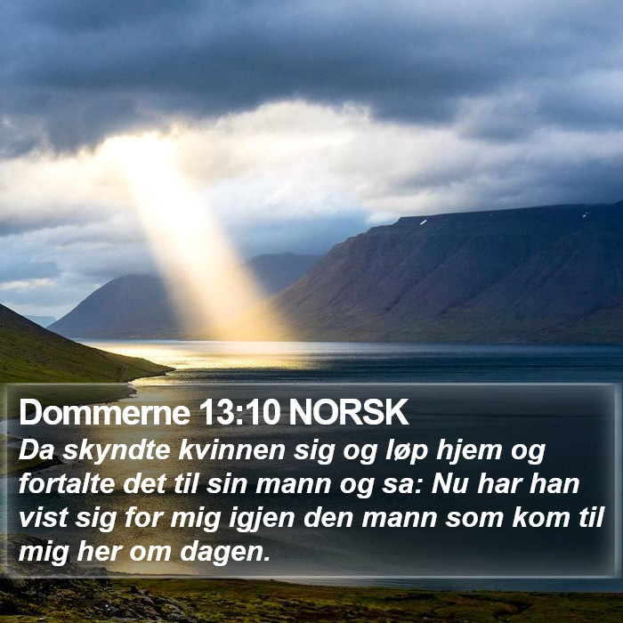 Dommerne 13:10 NORSK Bible Study