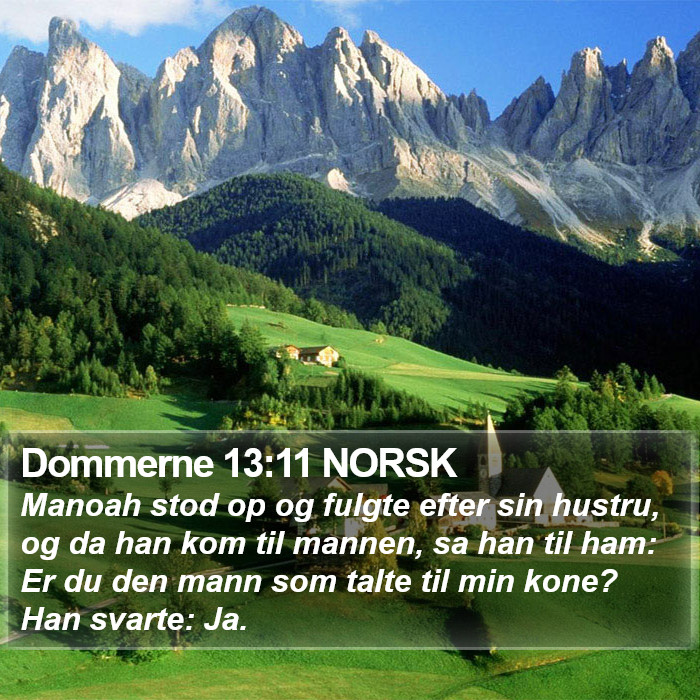 Dommerne 13:11 NORSK Bible Study