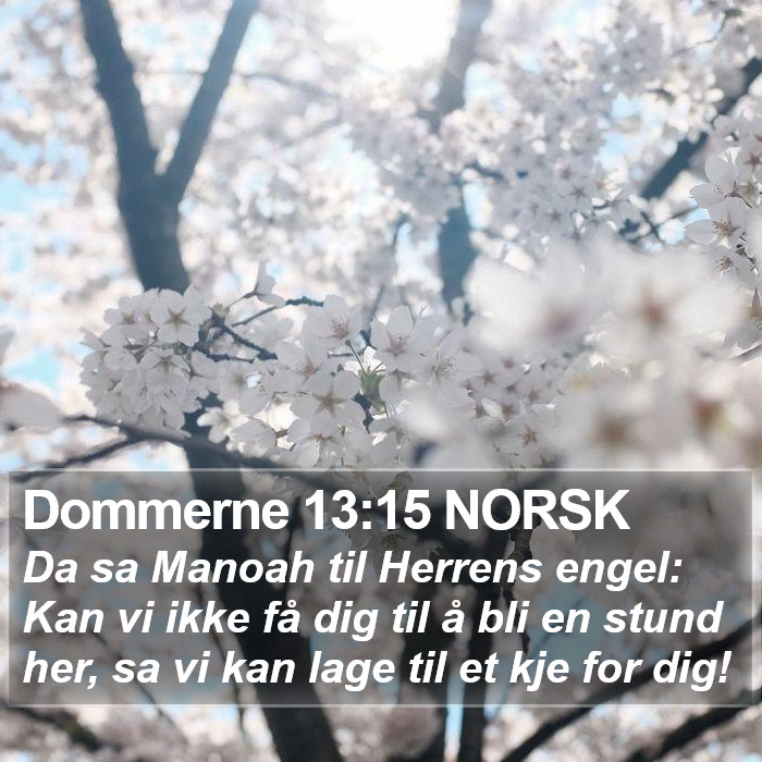 Dommerne 13:15 NORSK Bible Study