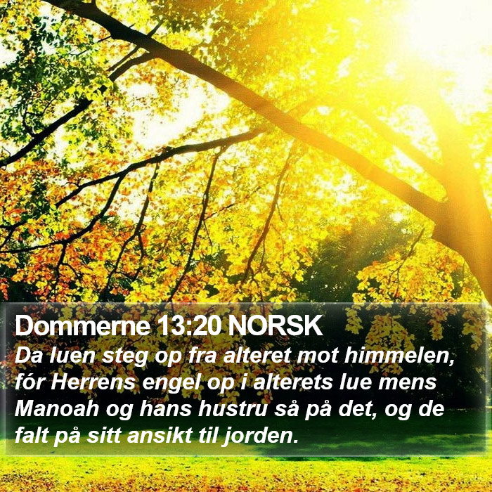 Dommerne 13:20 NORSK Bible Study