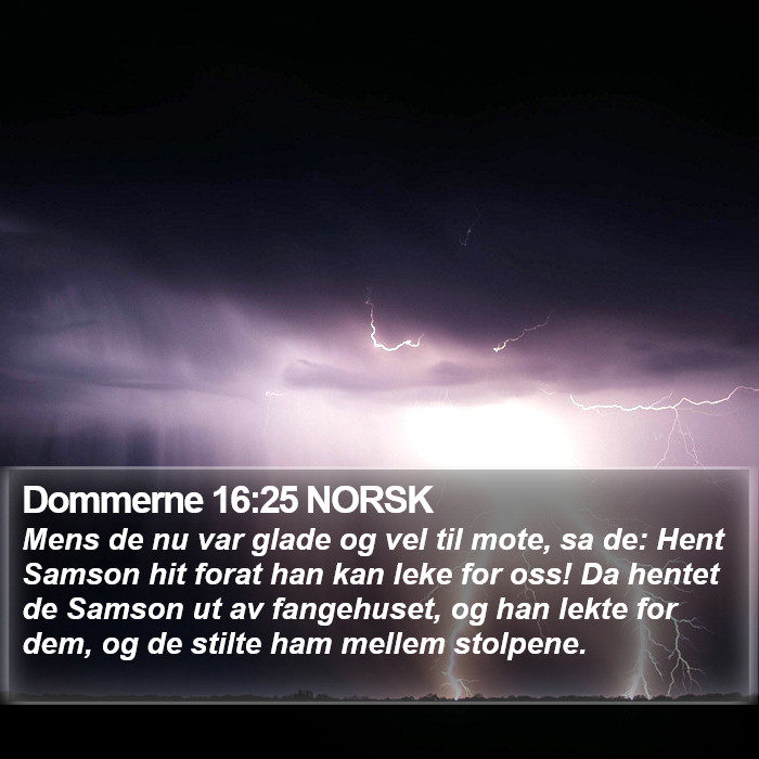 Dommerne 16:25 NORSK Bible Study