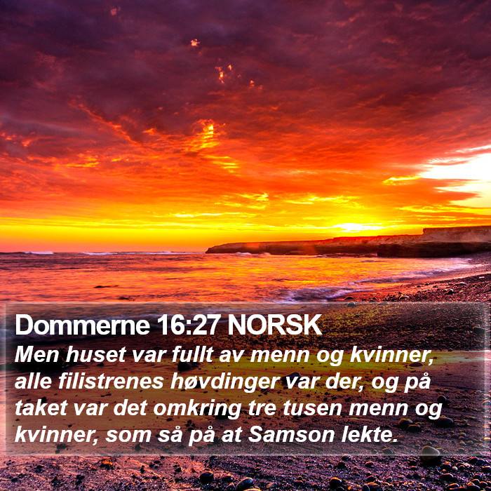 Dommerne 16:27 NORSK Bible Study