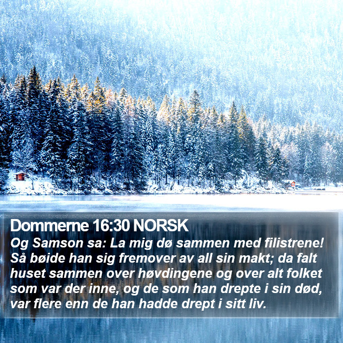 Dommerne 16:30 NORSK Bible Study