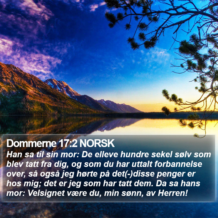 Dommerne 17:2 NORSK Bible Study