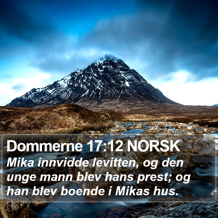 Dommerne 17:12 NORSK Bible Study