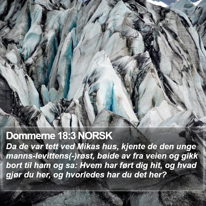 Dommerne 18:3 NORSK Bible Study