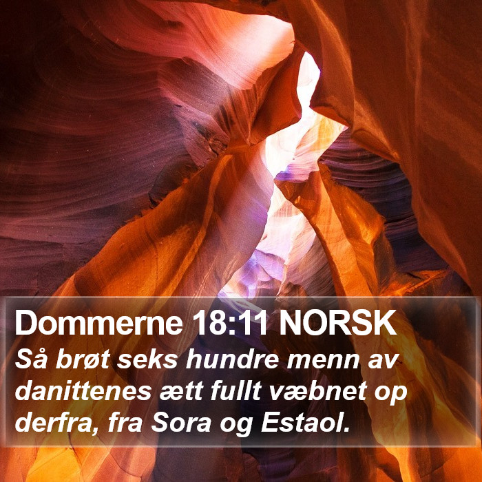 Dommerne 18:11 NORSK Bible Study