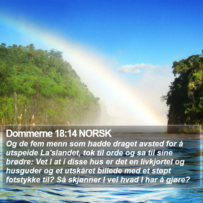 Dommerne 18:14 NORSK Bible Study