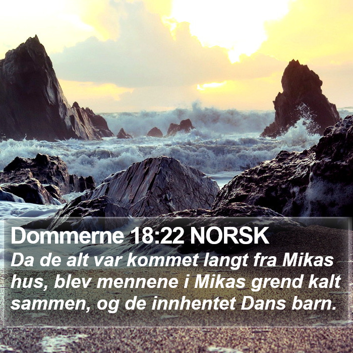 Dommerne 18:22 NORSK Bible Study