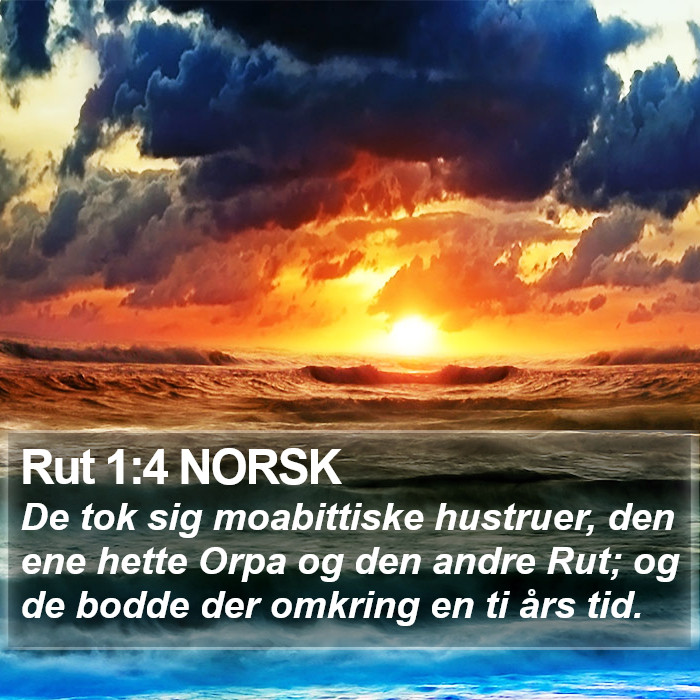 Rut 1:4 NORSK Bible Study