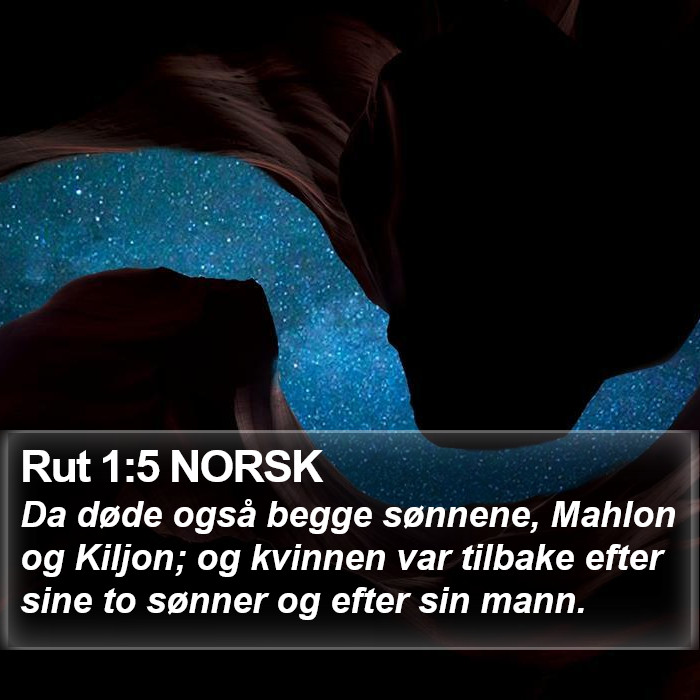 Rut 1:5 NORSK Bible Study