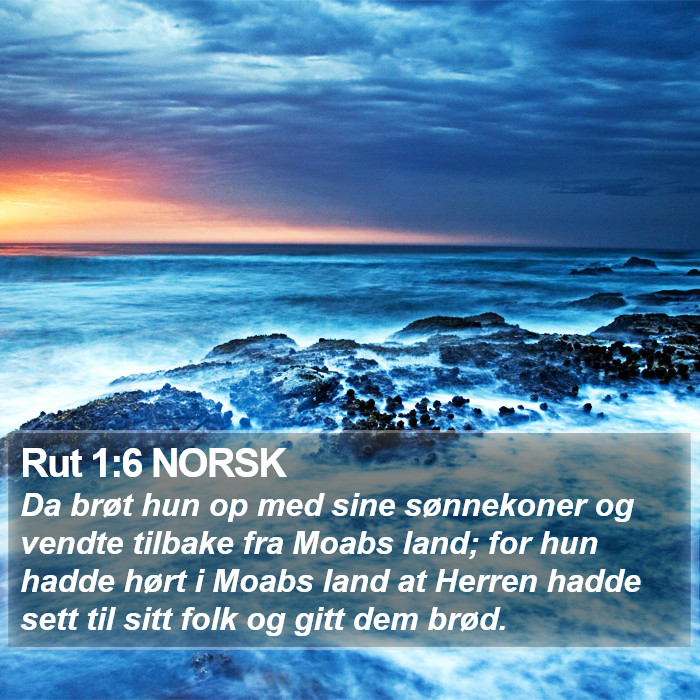 Rut 1:6 NORSK Bible Study