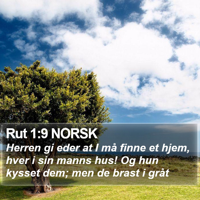 Rut 1:9 NORSK Bible Study