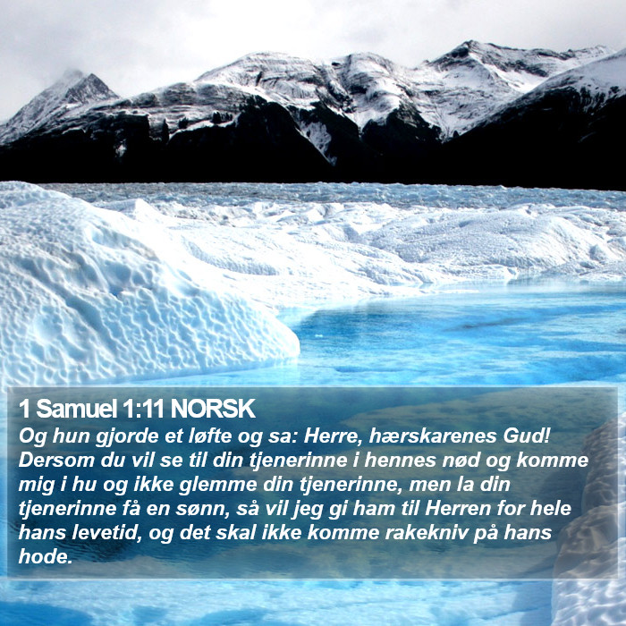 1 Samuel 1:11 NORSK Bible Study