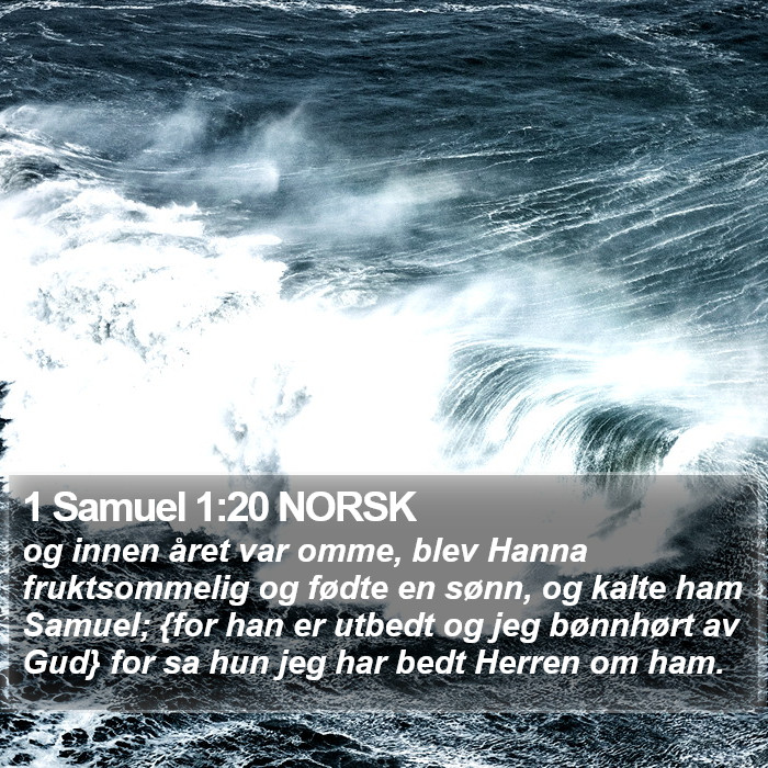 1 Samuel 1:20 NORSK Bible Study