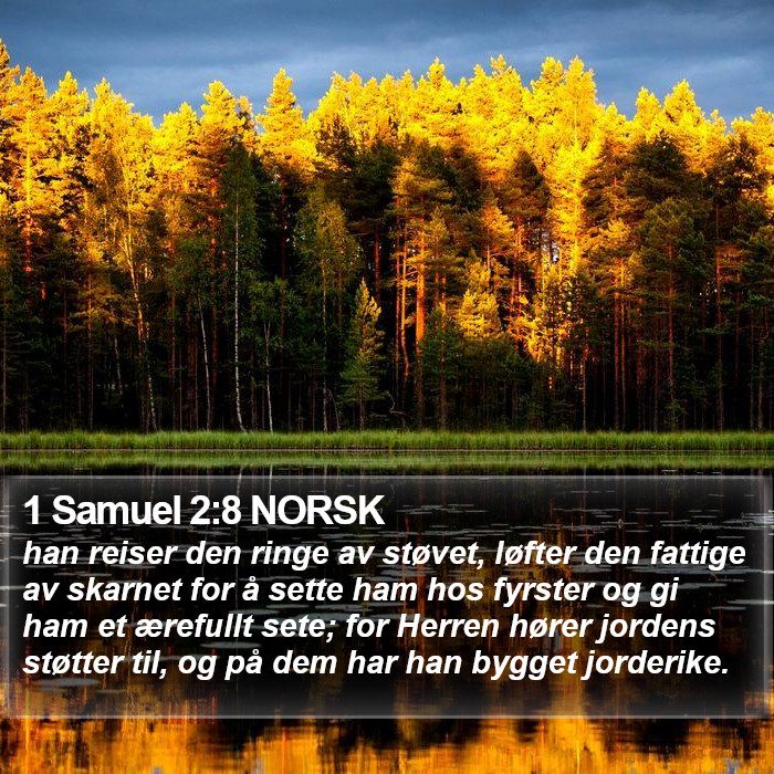 1 Samuel 2:8 NORSK Bible Study