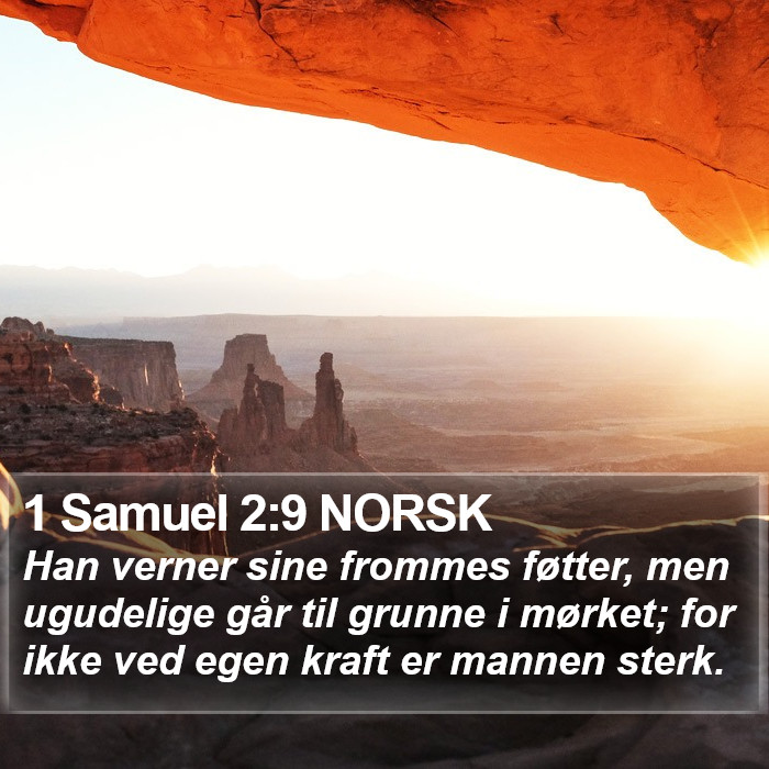 1 Samuel 2:9 NORSK Bible Study