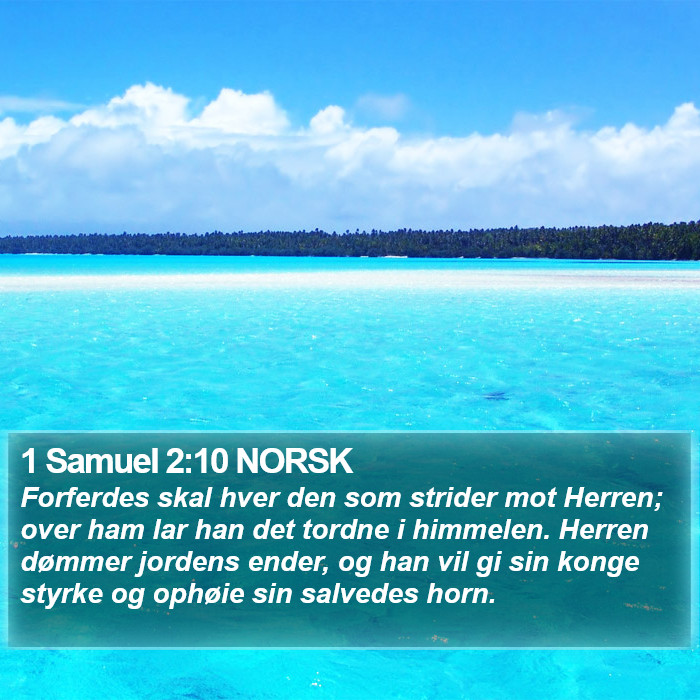 1 Samuel 2:10 NORSK Bible Study