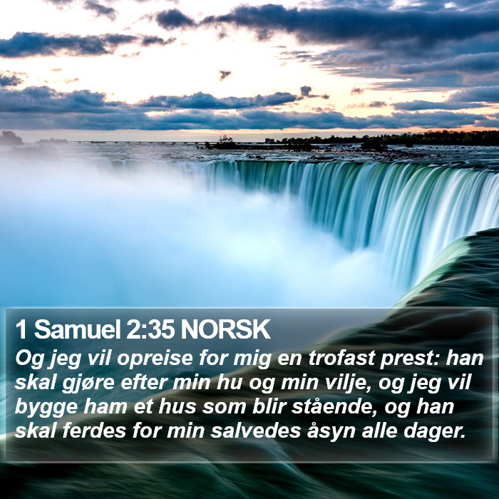 1 Samuel 2:35 NORSK Bible Study