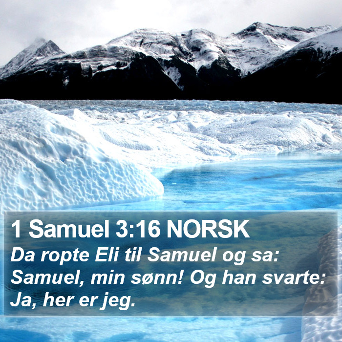 1 Samuel 3:16 NORSK Bible Study