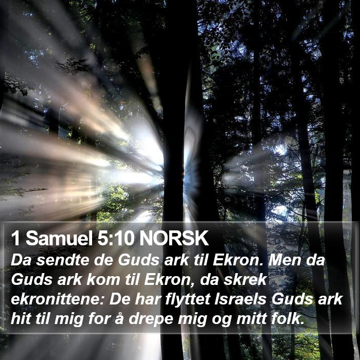 1 Samuel 5:10 NORSK Bible Study