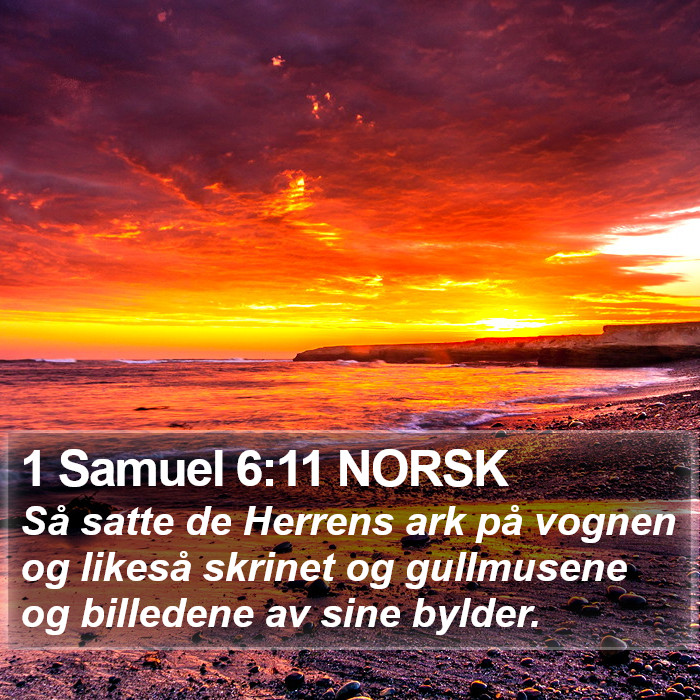 1 Samuel 6:11 NORSK Bible Study