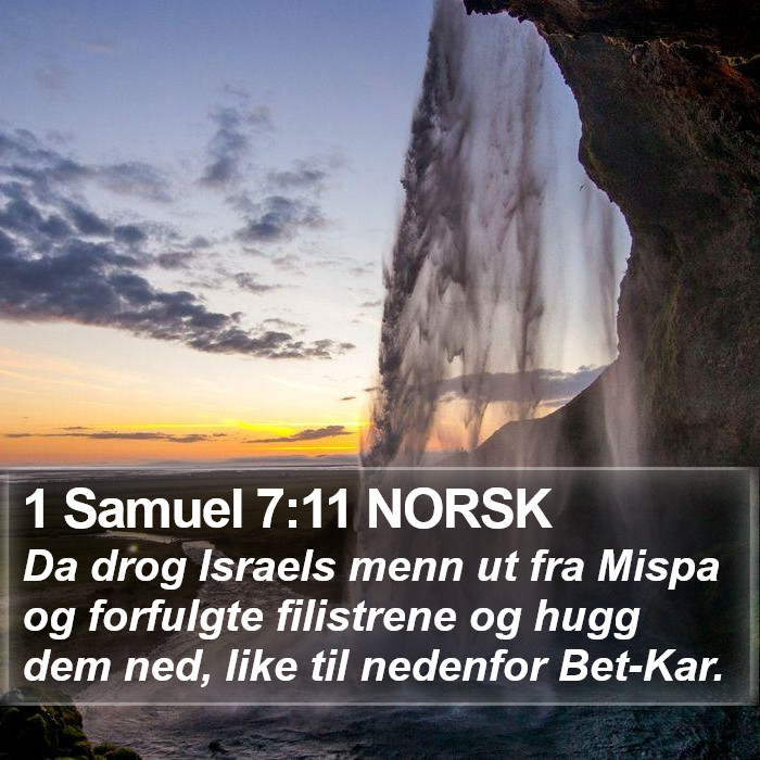 1 Samuel 7:11 NORSK Bible Study