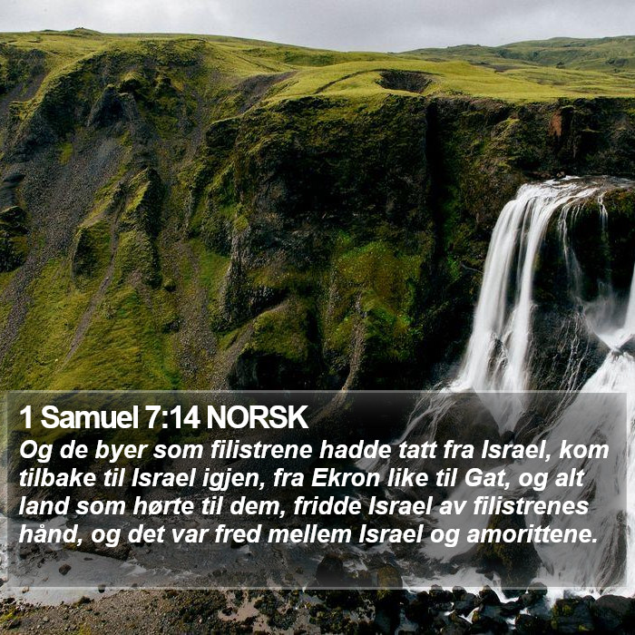 1 Samuel 7:14 NORSK Bible Study