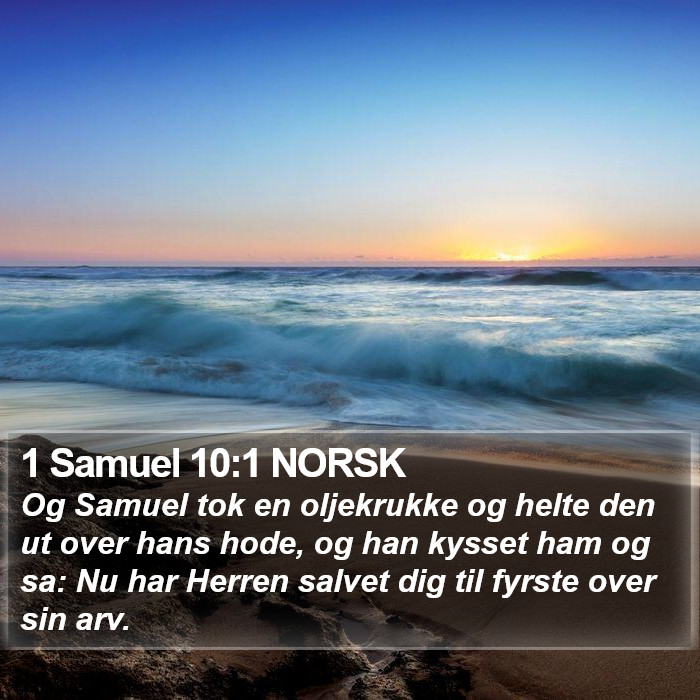 1 Samuel 10:1 NORSK Bible Study