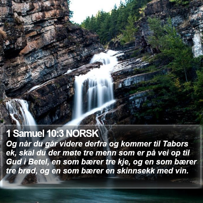 1 Samuel 10:3 NORSK Bible Study